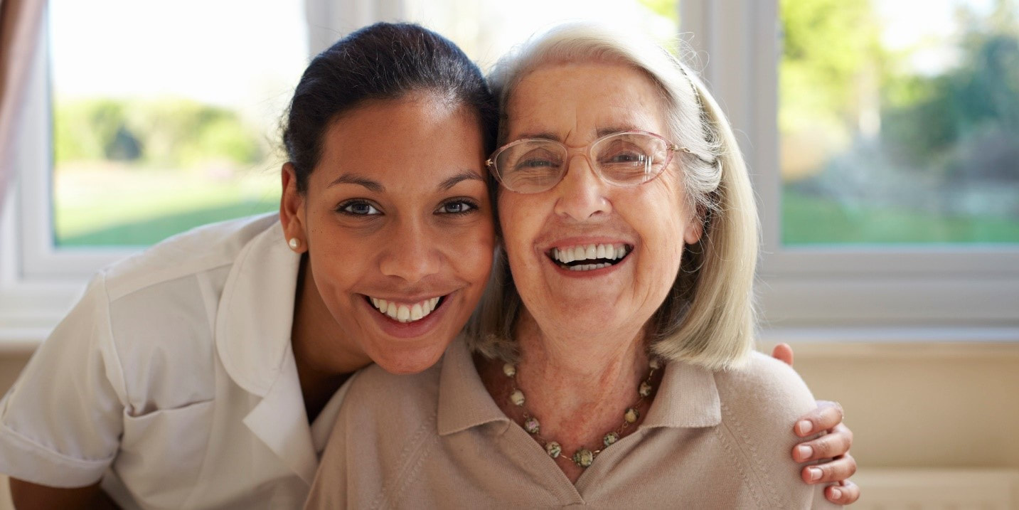 Home Health Aide with elderly adult